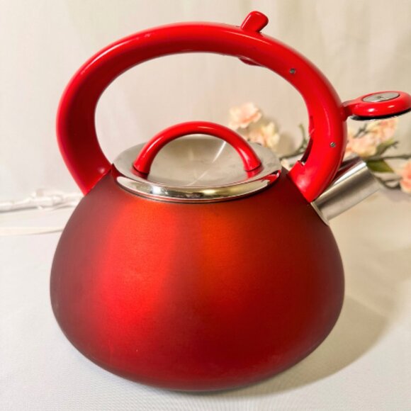 Primula Red Hot Whistling Tea Kettle - Picture 3 of 12
